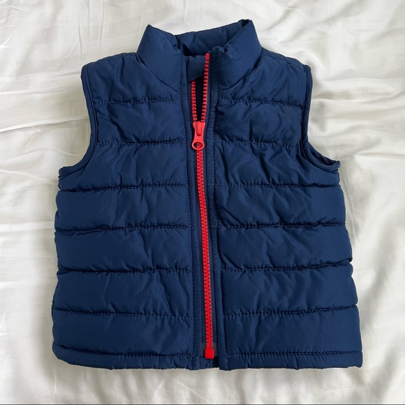 Old Navy Other - Old Navy Blue Puffer Vest, Size 6-12 months